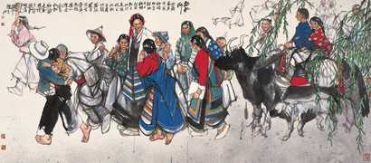 史国良 1999年作 新教师 镜心